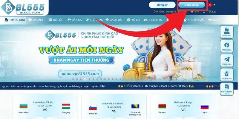 Bí kíp đăng nhập BL555 an toàn